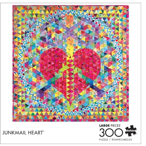 Junkmail Heart puzzle 300 large - Picture 1 of 3